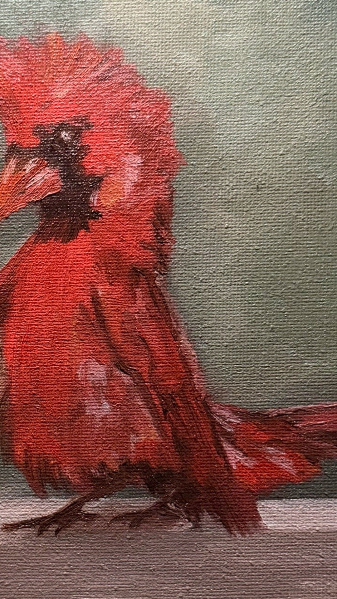 “Cardinal Love” Original | Oil on Canvas